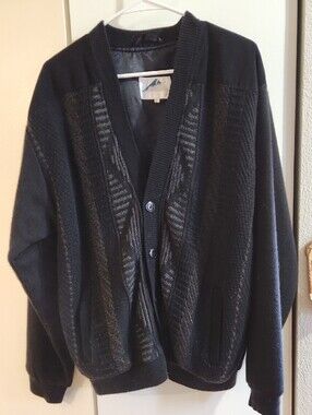 Jordan Clothing Co. thick Men's Sweater Jacket Sz L
